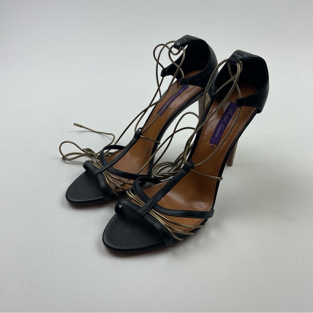 Ralph Lauren Purple Label Blaine Sillitoe High Heel Shoes Size 40B Made in Italy